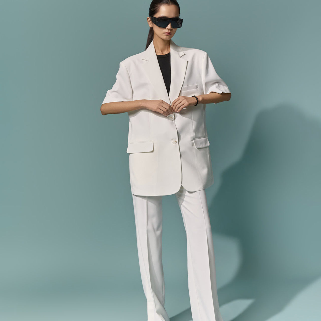 J9377 Two-Button Single Jacket