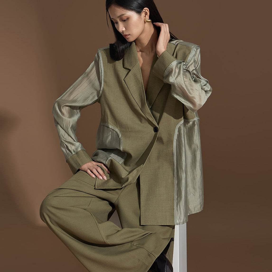 J2299 Contrast Color Jacket