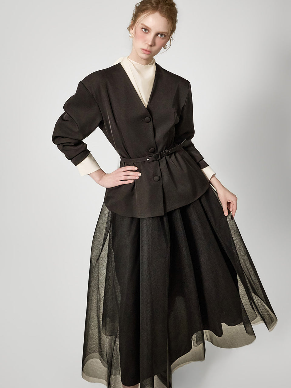 J3161 Jacket with Belt