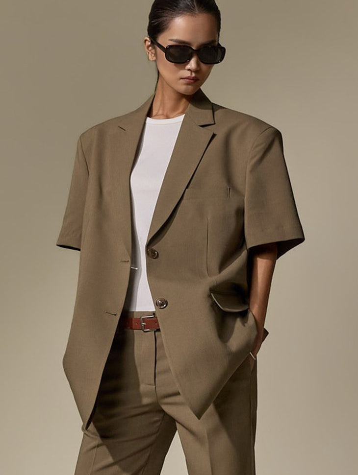 J9377 Two-Button Single Jacket