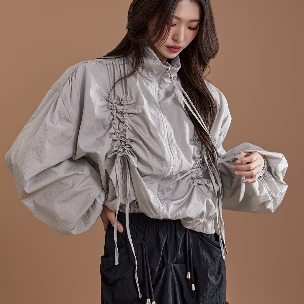 J2272 褶皱套头夹克