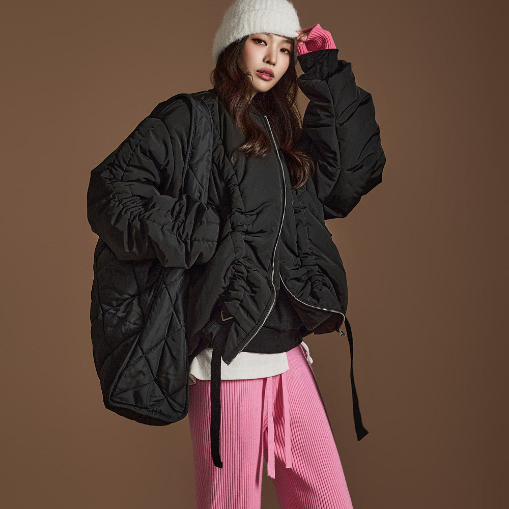 J2534 系带毛衣夹克