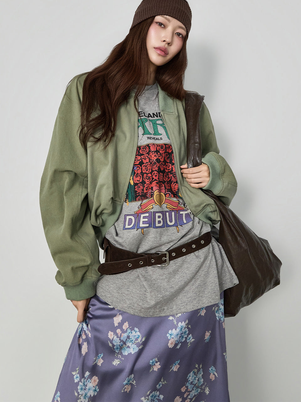 J3262 Shirred Blouson Jumper