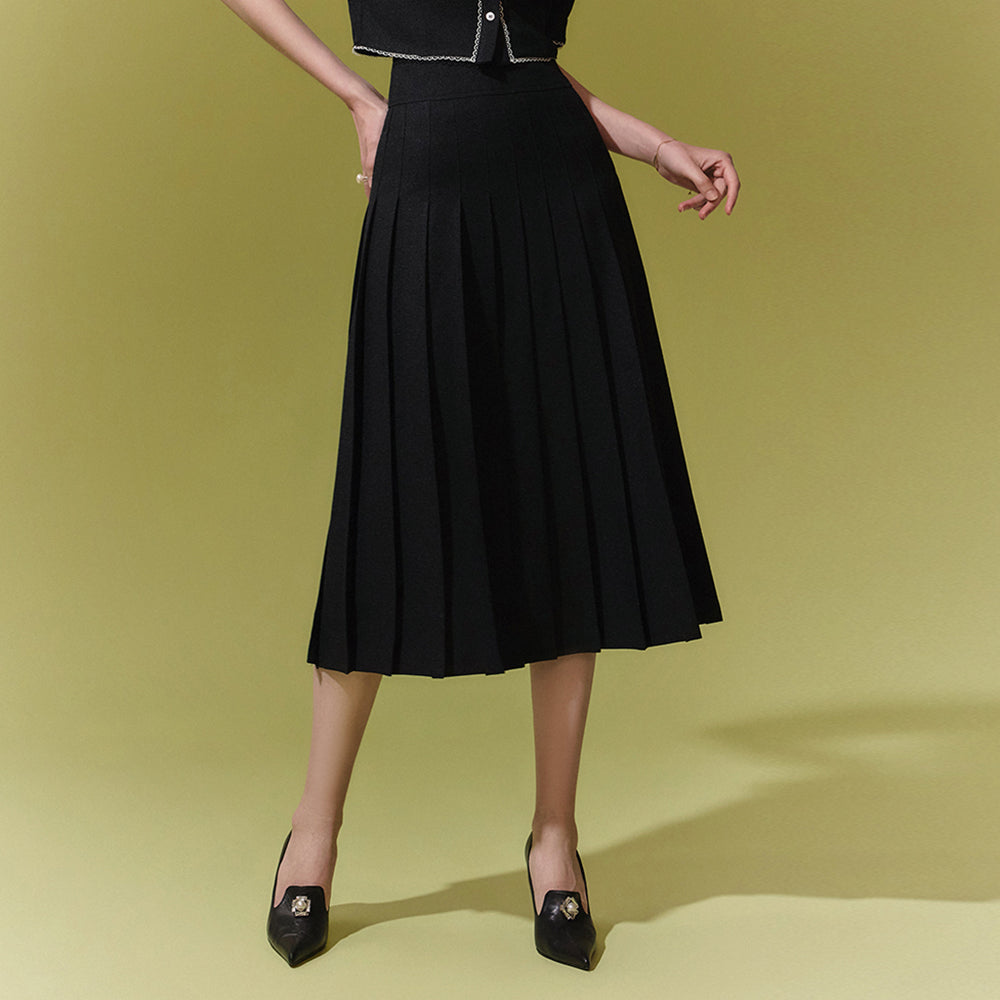 SK2484 ピンタックプリーツスカート