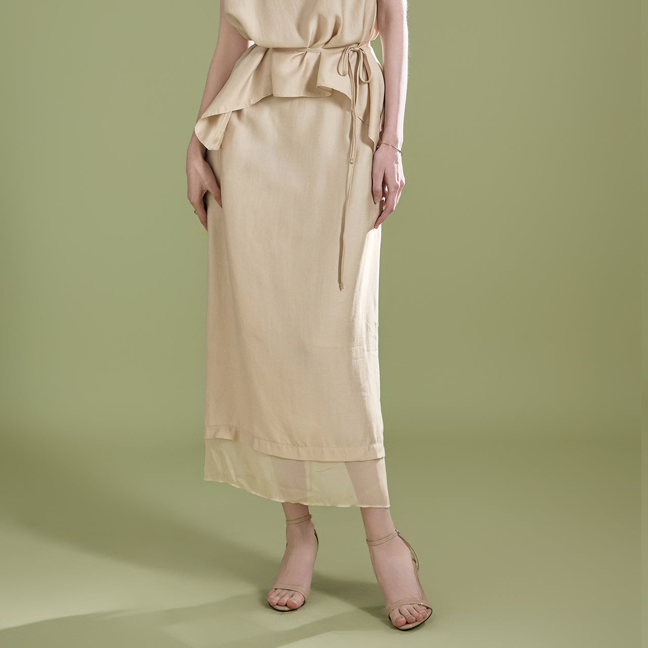 SK2766 サテンスカート