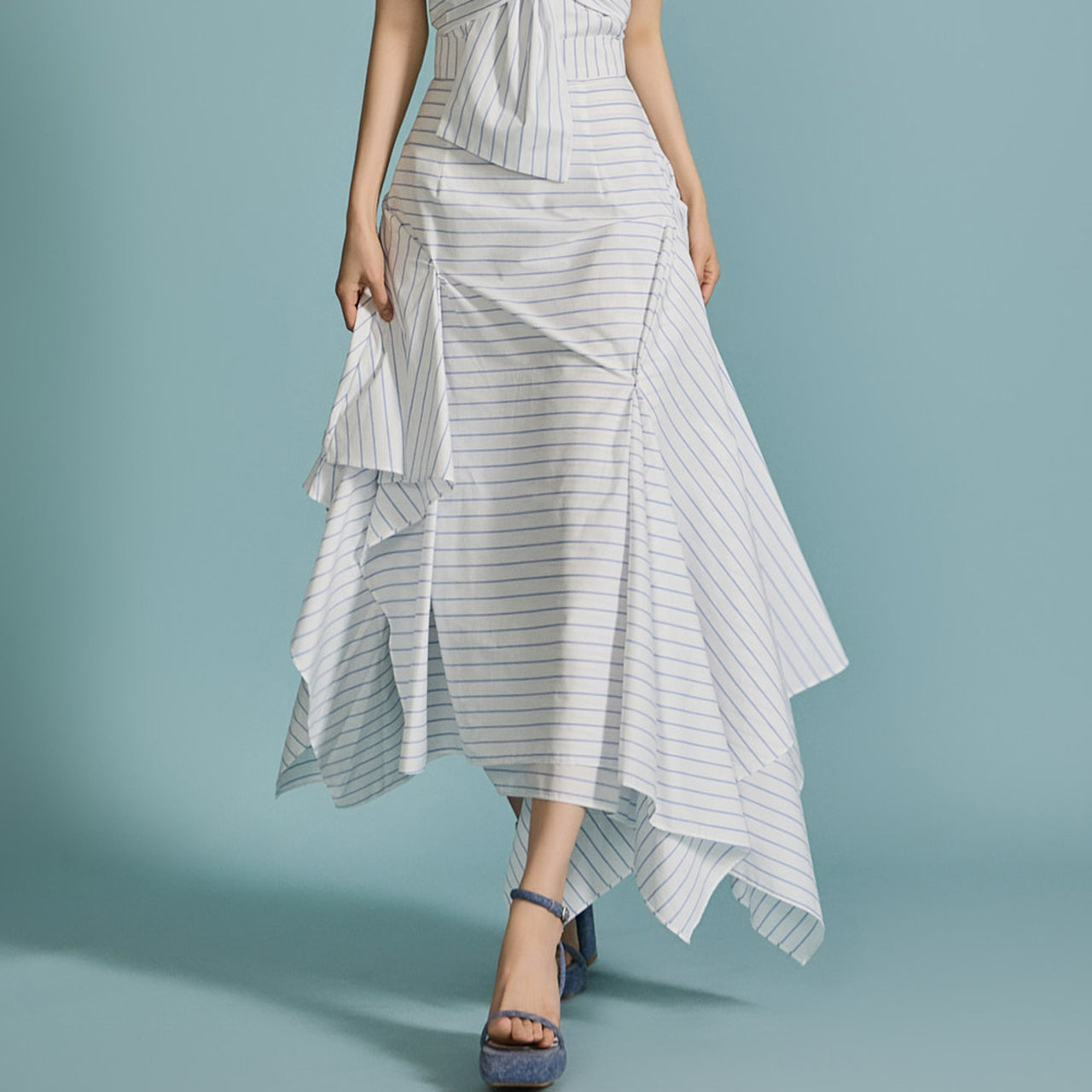 SK9240 ストライプスカート