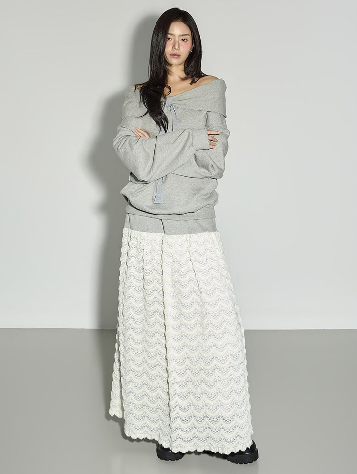 SK3152 Wave Fleece Skirt