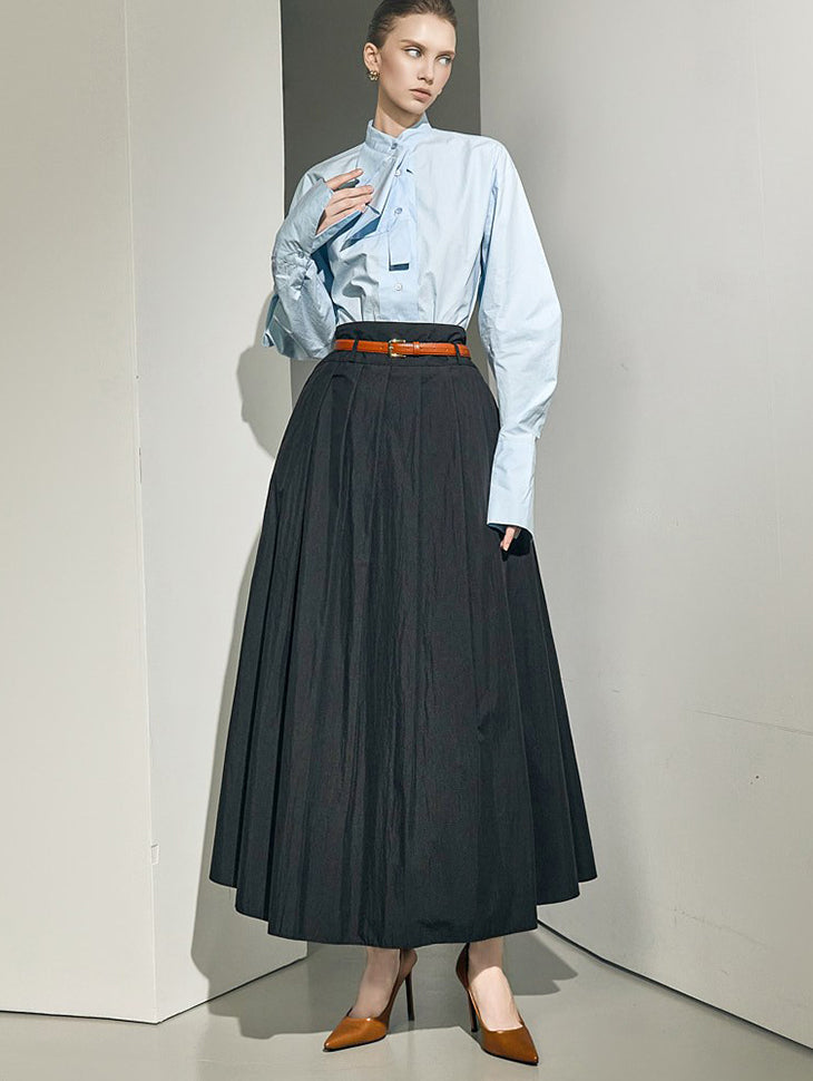 SK3241 Tuck Flare Skirt