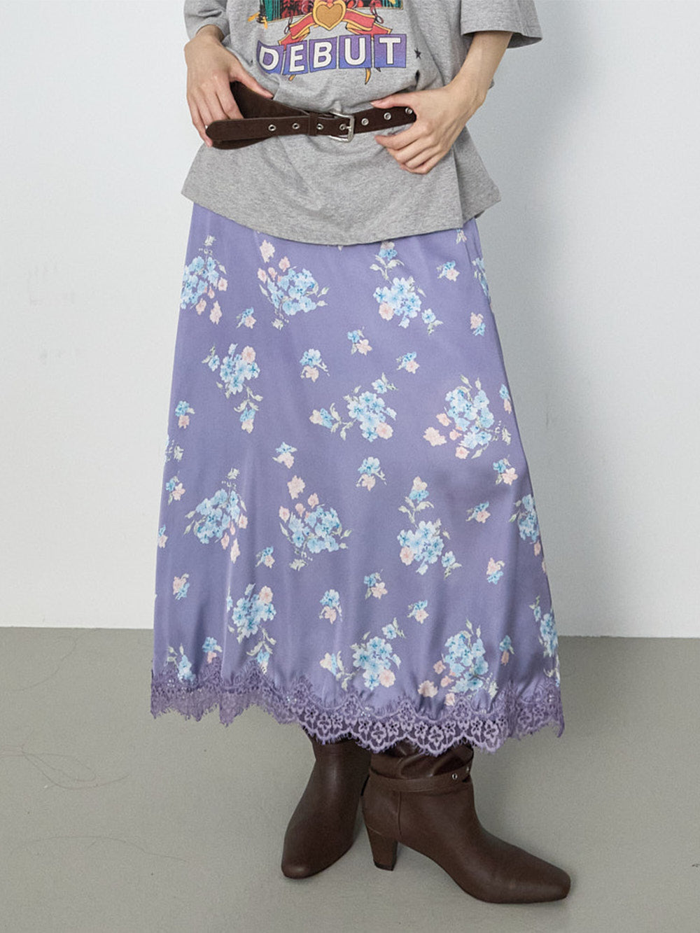 SK3268 Flower Lace Skirt