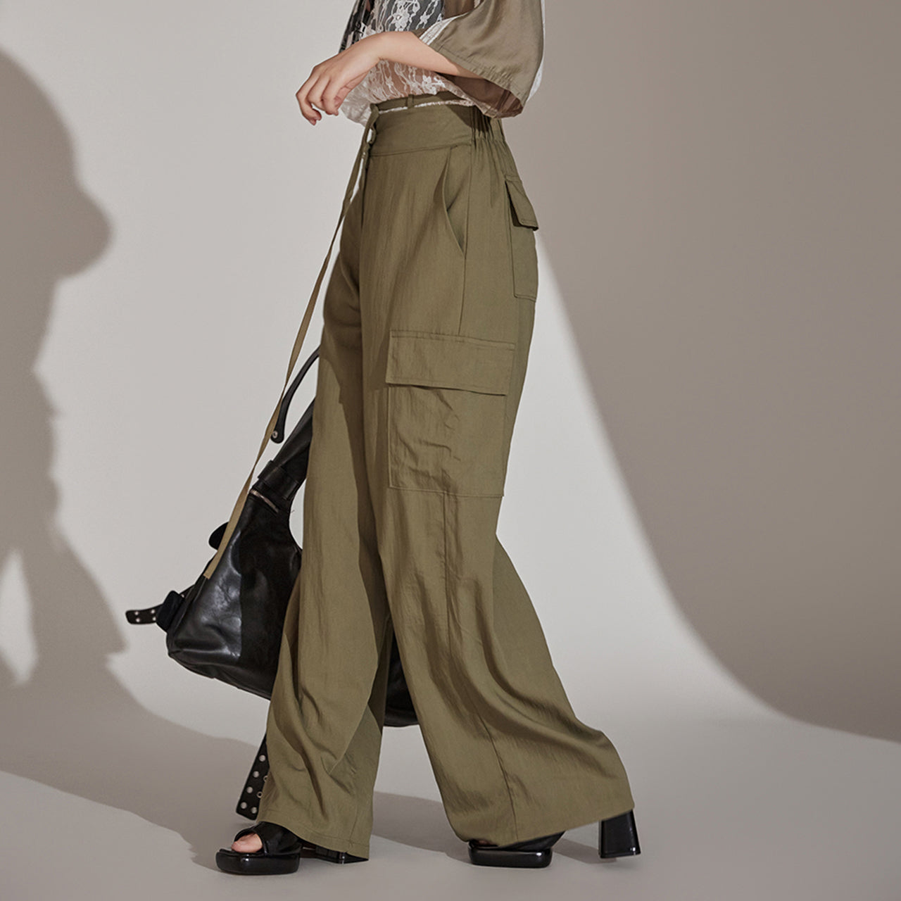 P3127 背带裤套装