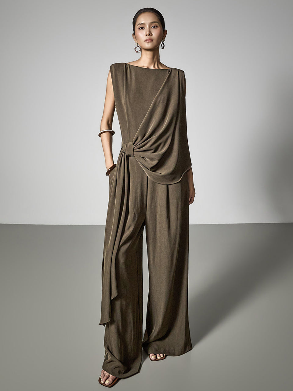 JS9022 Drape Jumpsuit