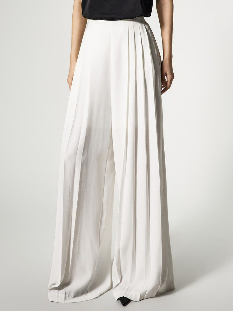 P3749 百褶休闲裤