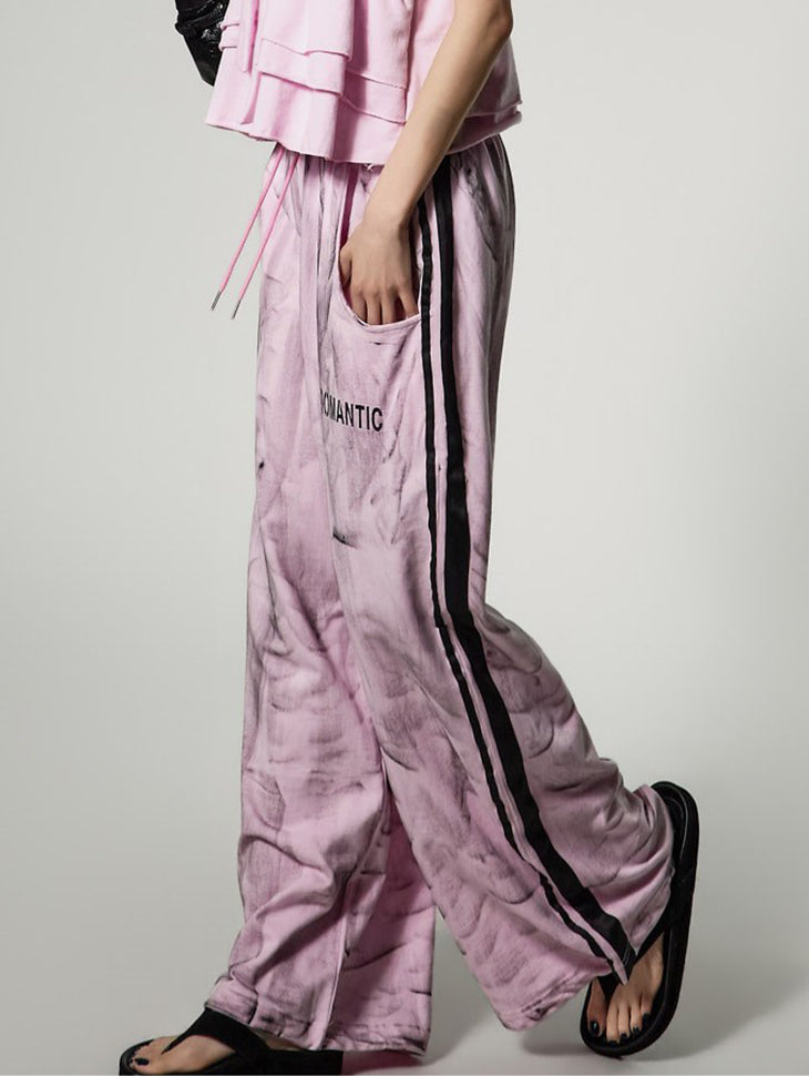 P3808 Tie-Dye Wide Pants