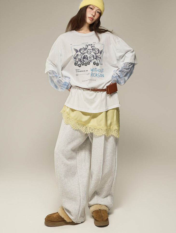 P3964 Two-Way Fleece-Lined Sweat Pants
