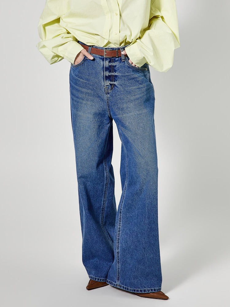 PJ626 Washed Blue Jeans