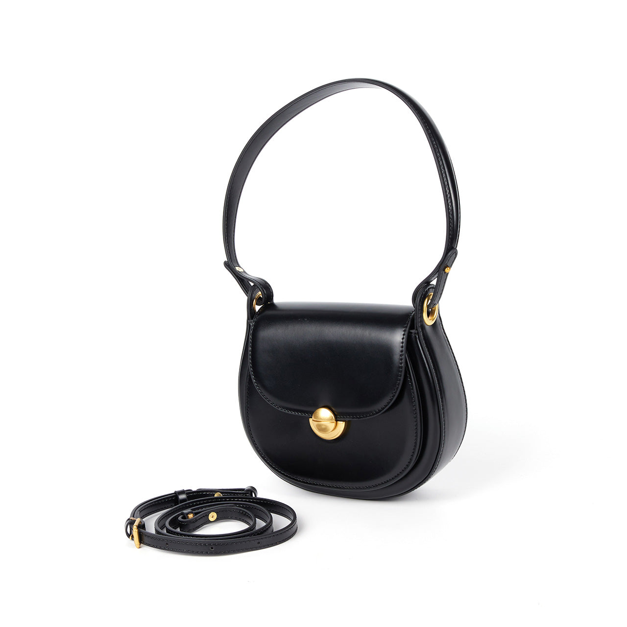 A-1557 ラウンドショルダーバッグ