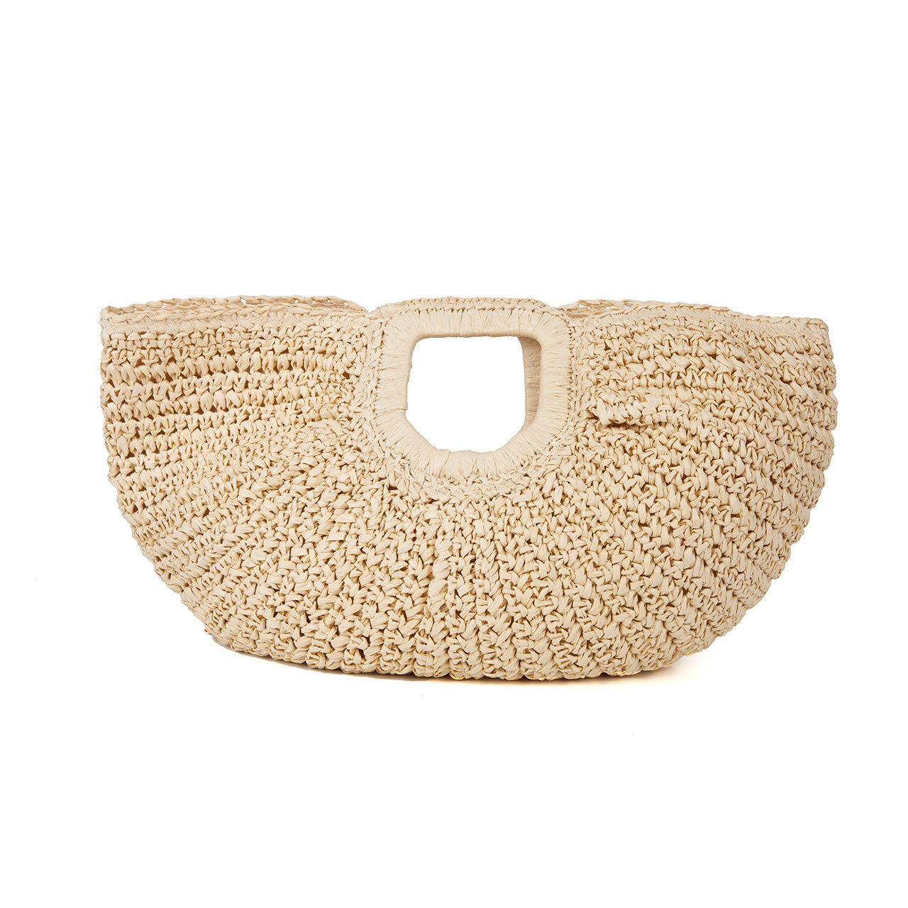 A-1568 Raffia Handle Bag