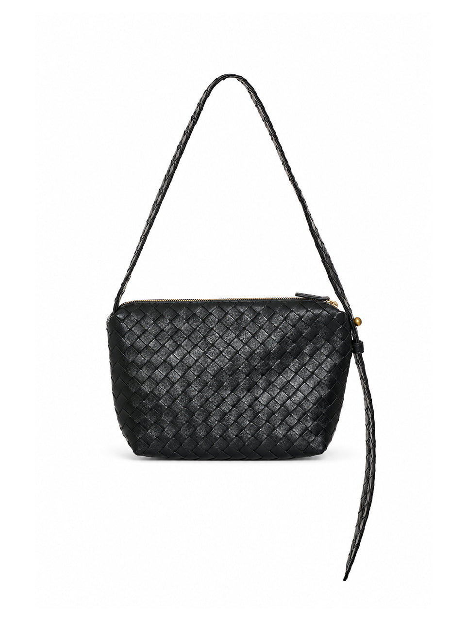 A-1852 Braided Weaving Shoulder Bag