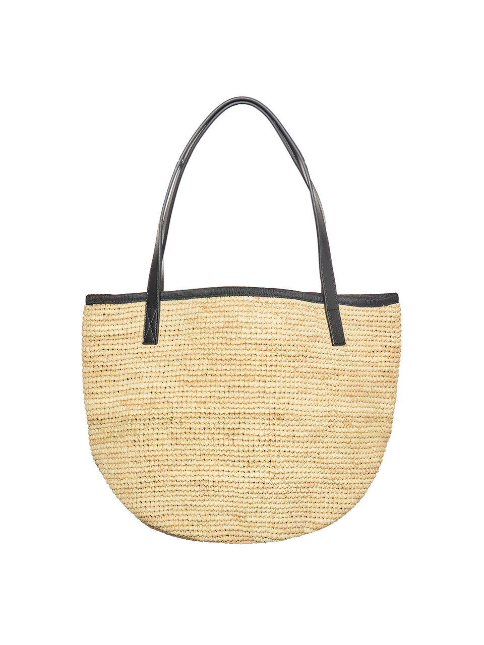 A-1860 Raffia Basket Shoulder Bag