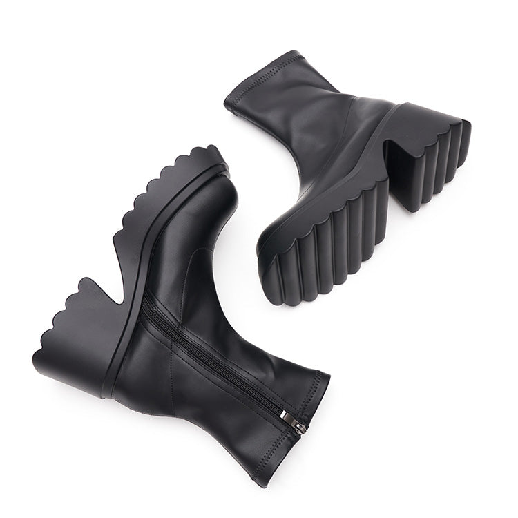 AR-3217 厚底袜及踝靴