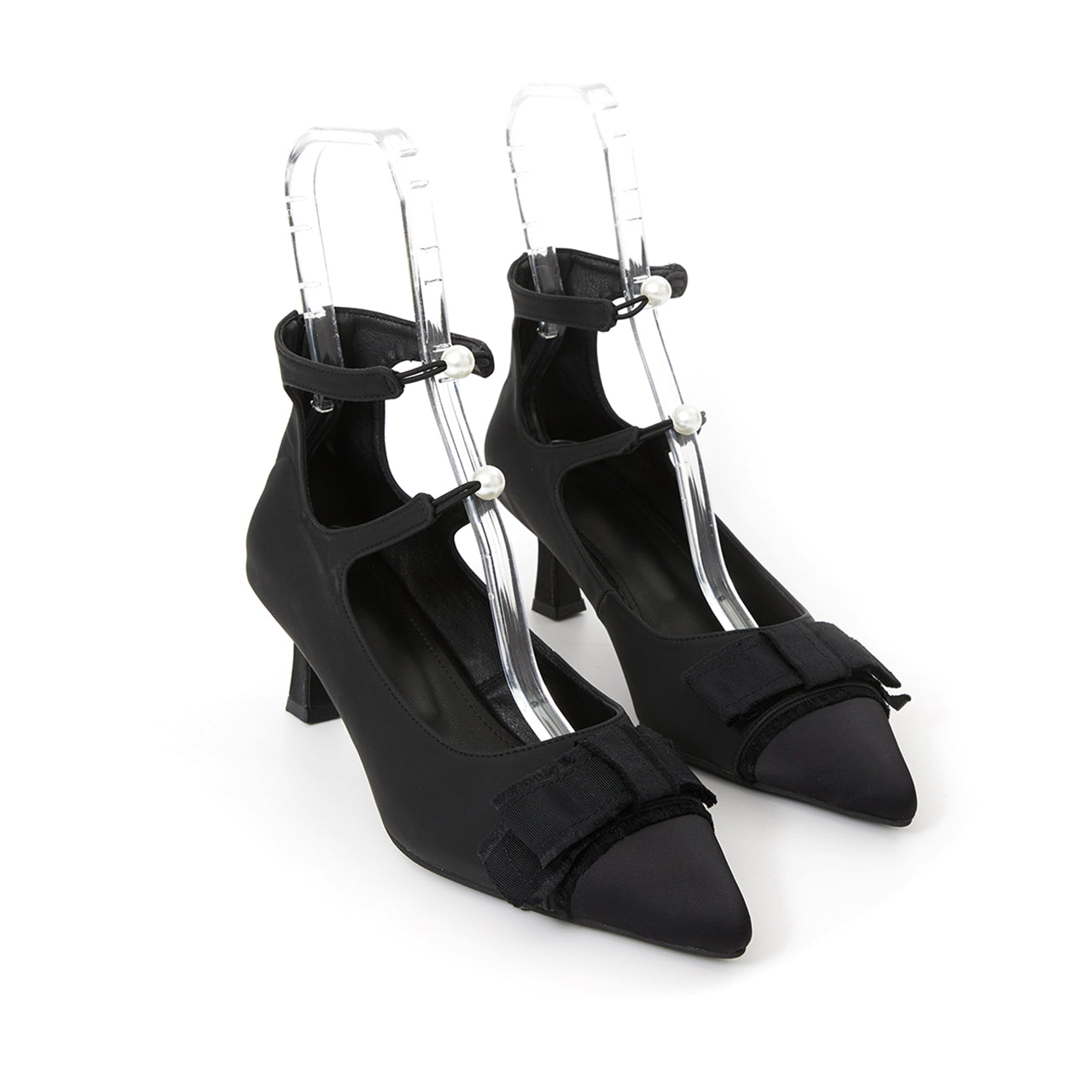AR-3259 Ribbon Middle Heeled Pumps