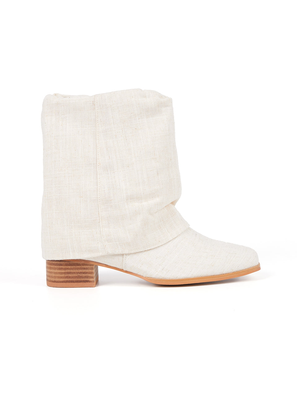 AR-3307 Linen Fold Over Boots