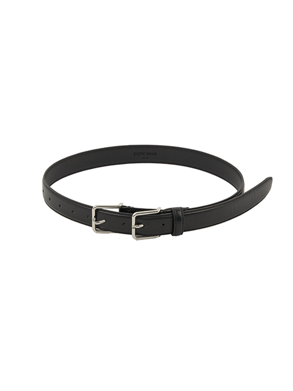 AT-622 Double Buckle Leather Belt