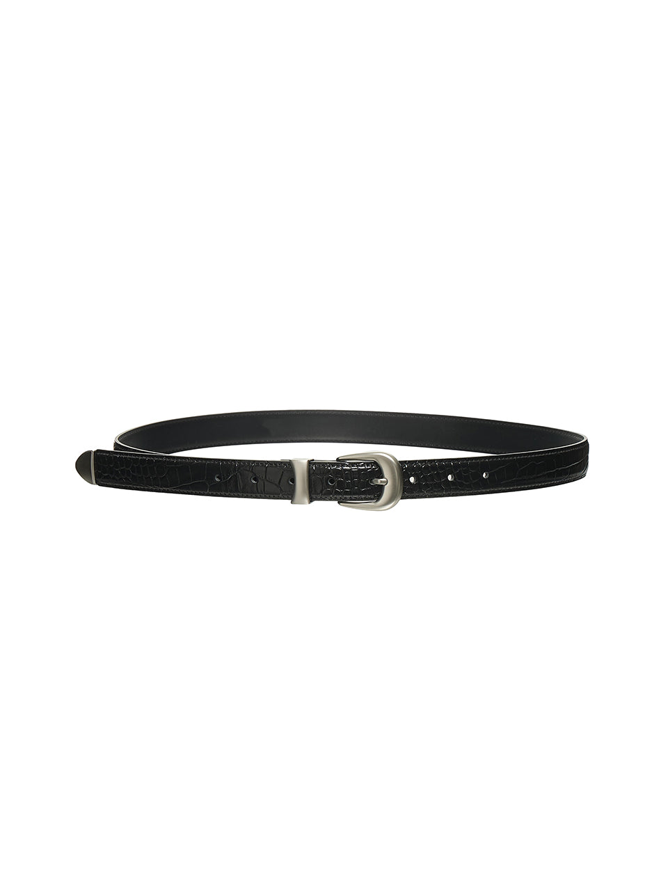 AT-664 Crocodile Leather Belt