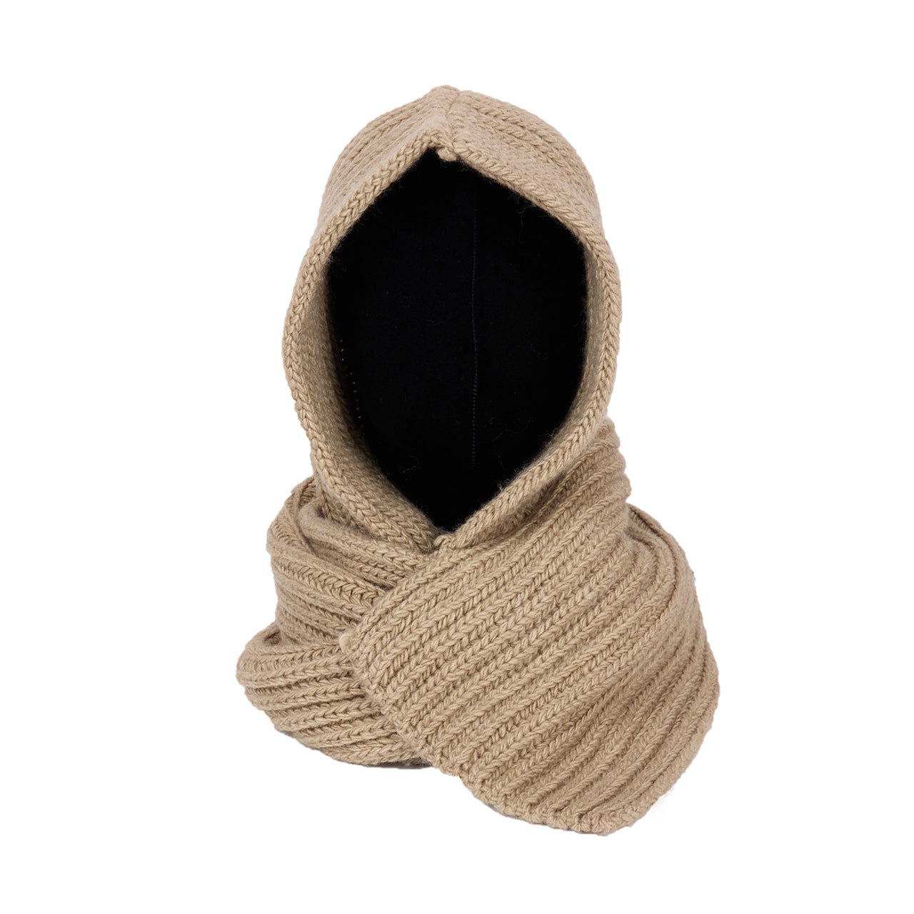 AS-1645 针织连帽围巾