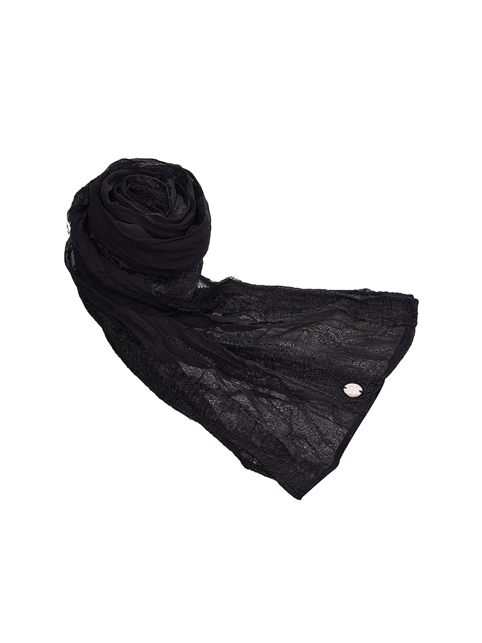 AS-1713 Slim Shirring Scarf