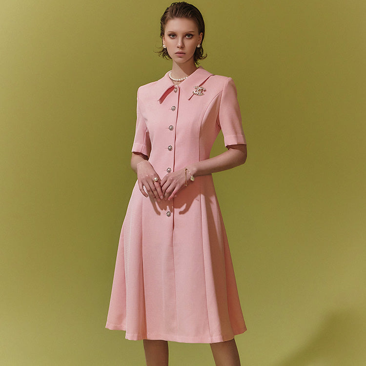 D4702 A-line Midi Dress