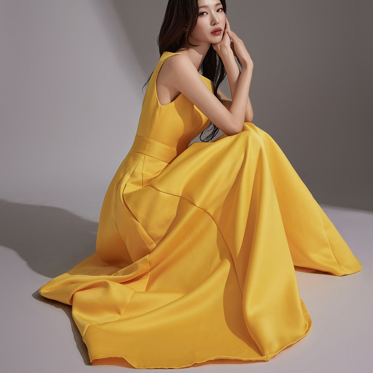 D9467 Flare Long Dress