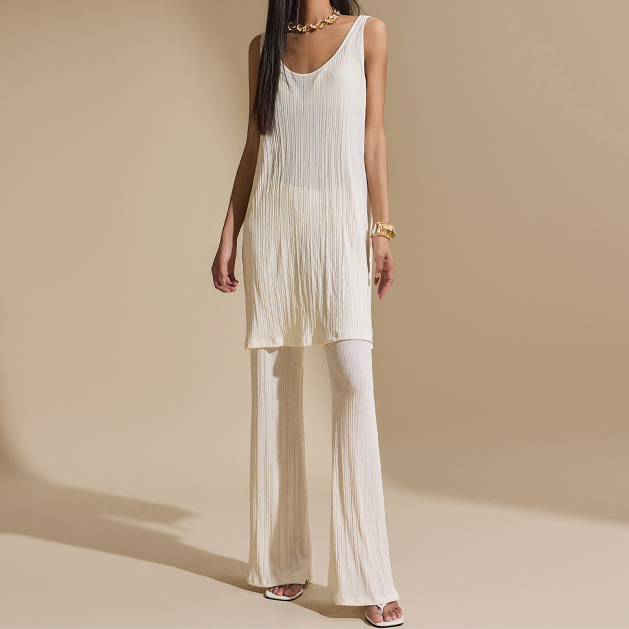 D5025 プリーツツーピース