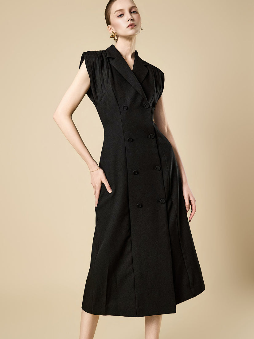 D5574 Tailored Vest Dress
