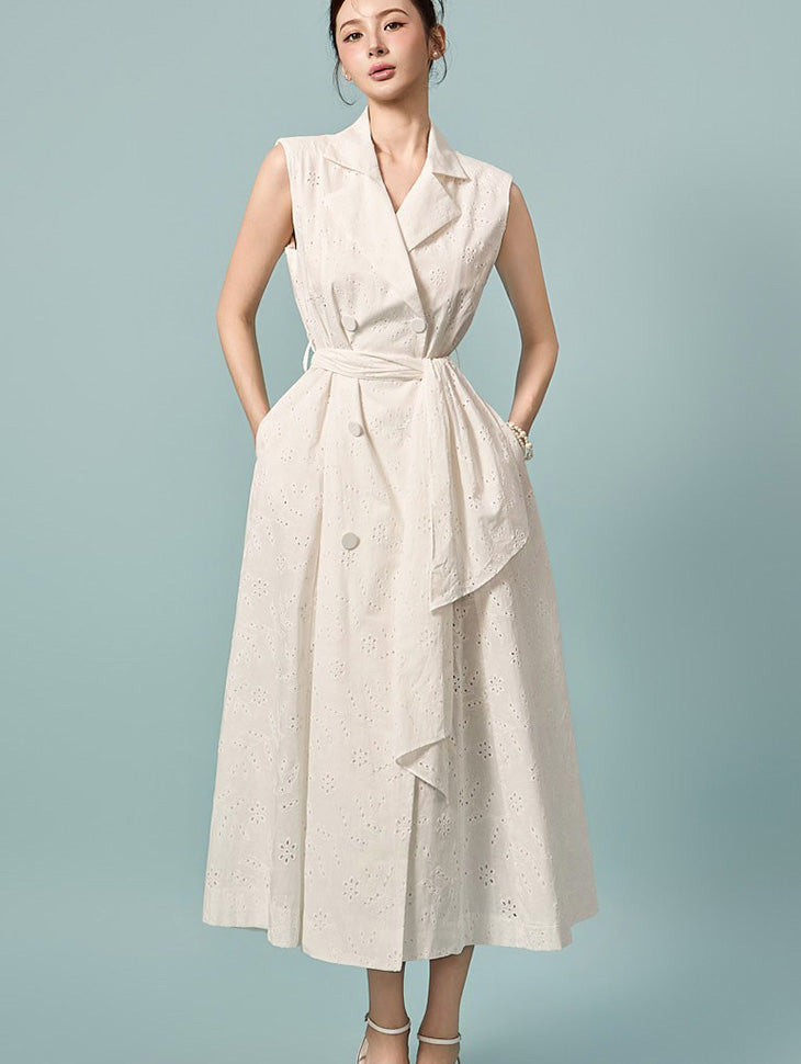 D5599 Belted Dress