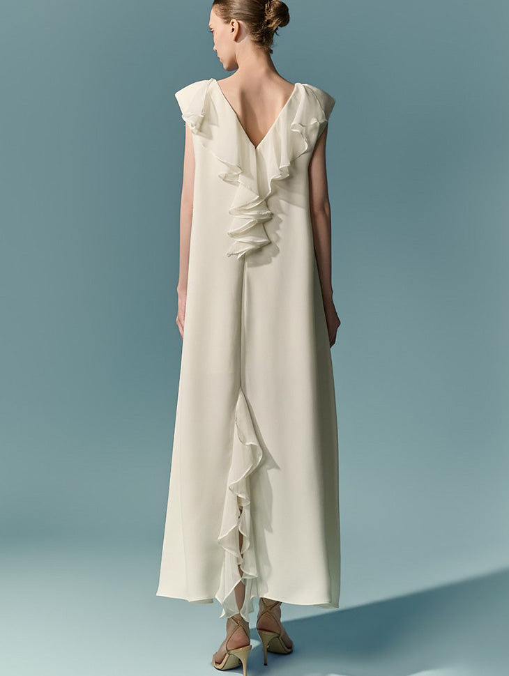 D5671 Cap Sleeve Flare Dress