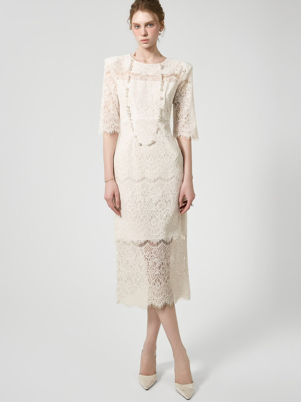 D5224 Lace Dress