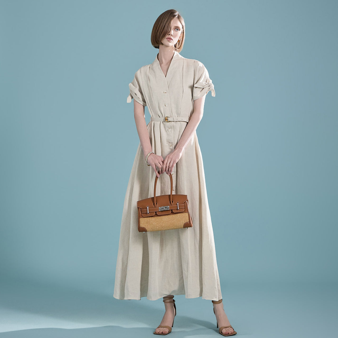 D5018 Dress with Belt