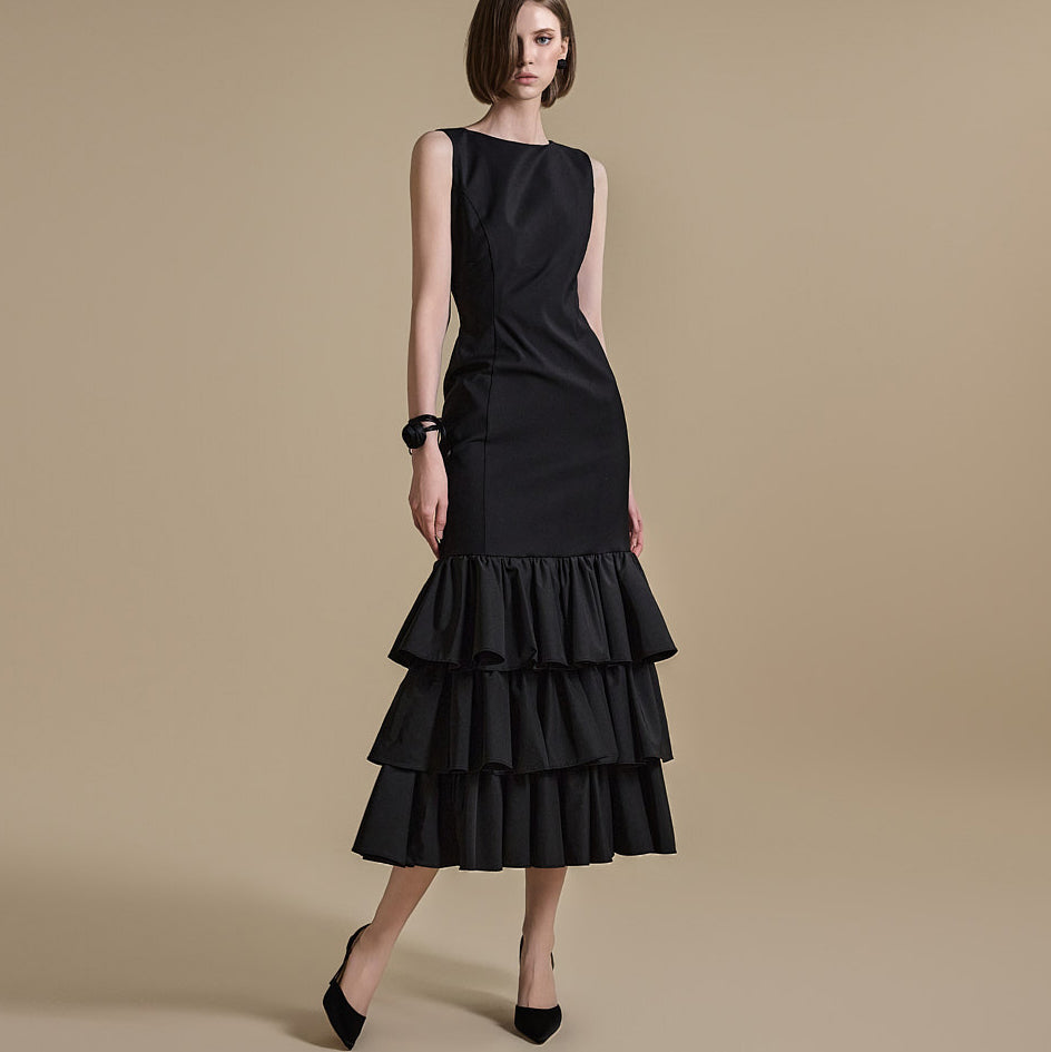 D9483 分层连衣裙