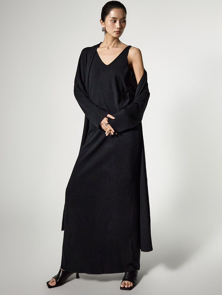 D5498 Cardigan Three-Piece Set