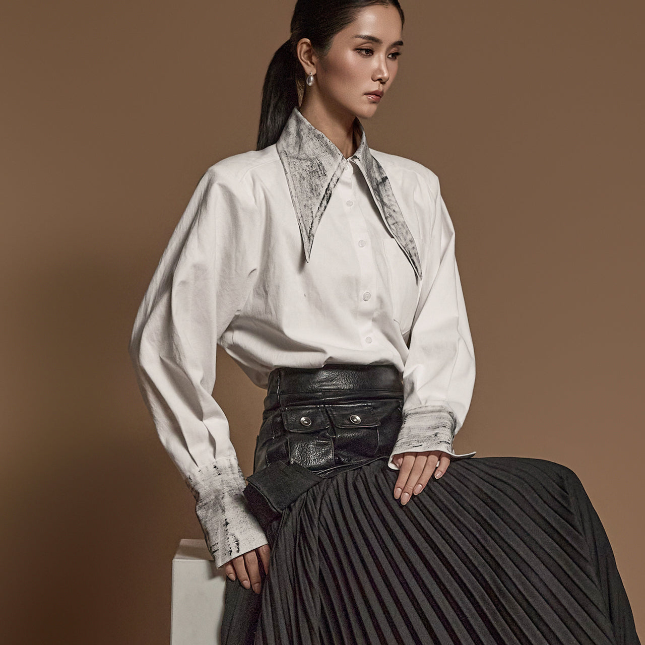 S709 油漆纹理衬衫