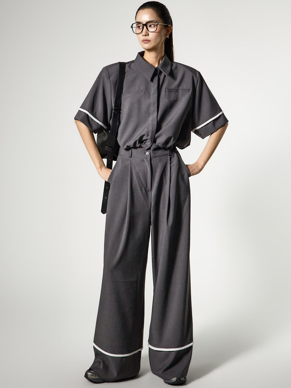 TP2375 衬衫和裤子套装