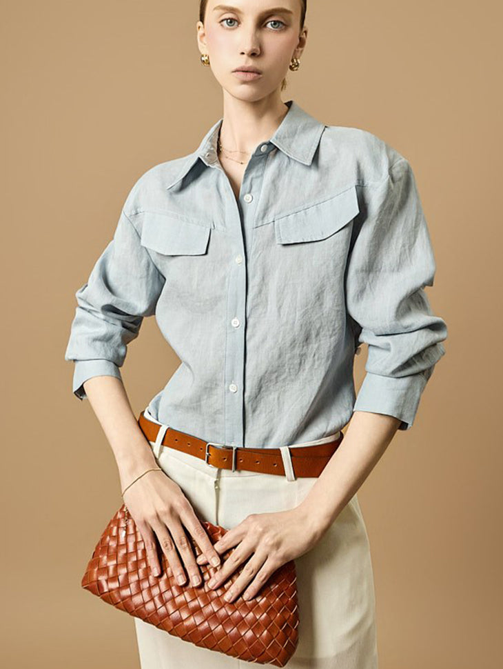S881 Linen Padded Shirts