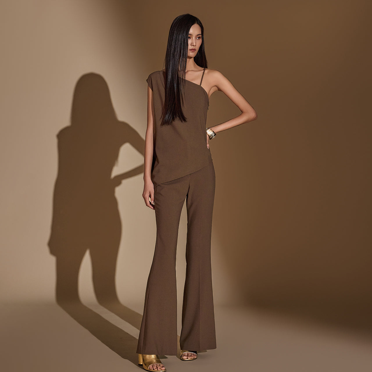 TP1853 衬衫休闲裤套装