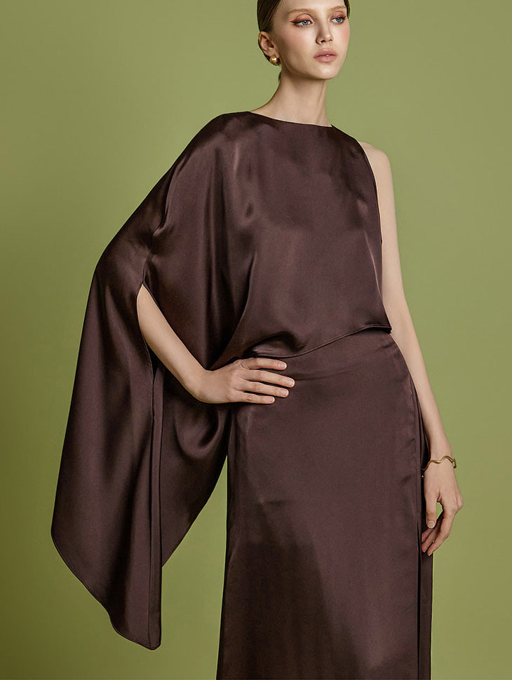 B9197 Asymmetric Blouse