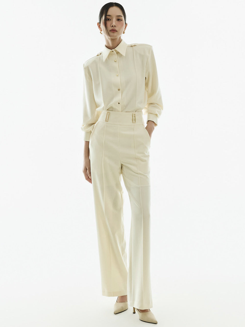 TP2315 Blouse and Slacks Set