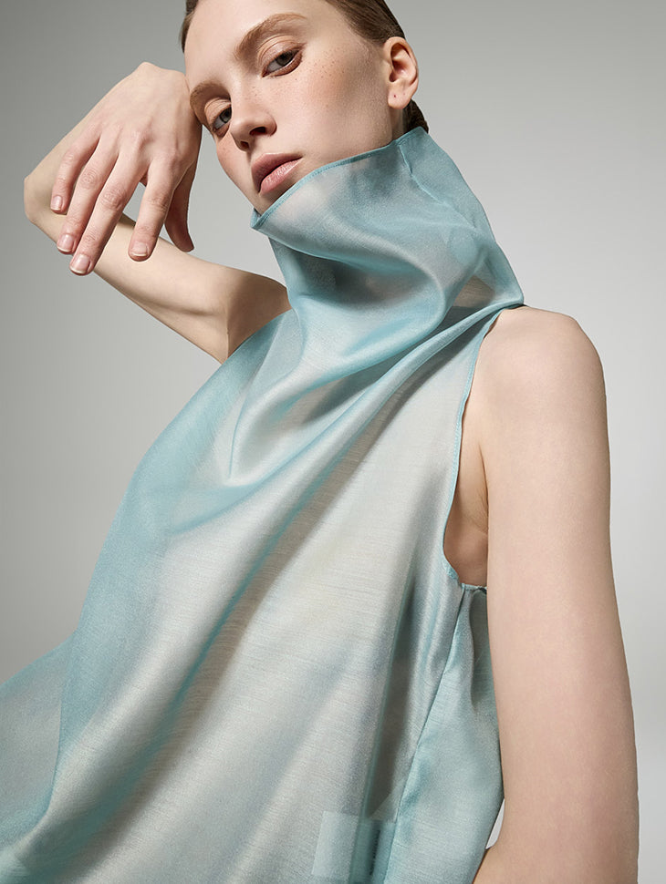 B9205 Organza Blouse