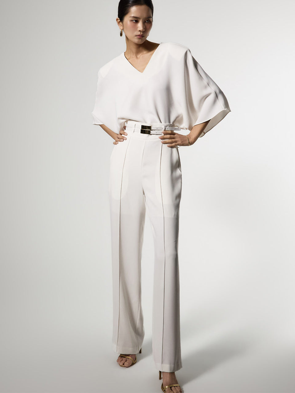 TP2356 Blouse and Slacks Set