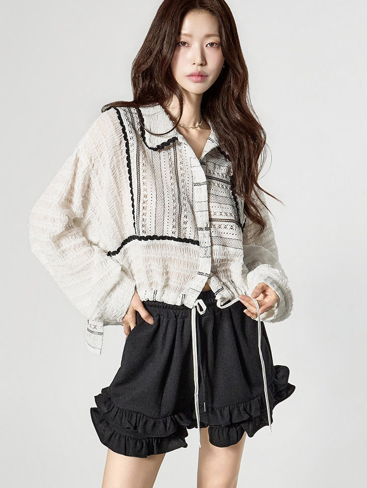 B3187 Crop Blouse