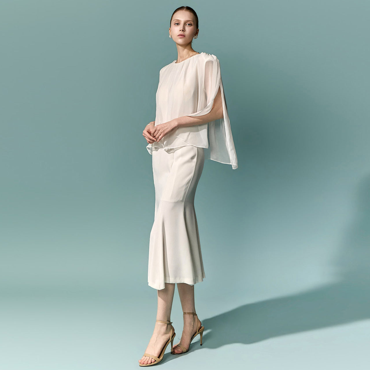 TP2439 Blouse and Skirt Set